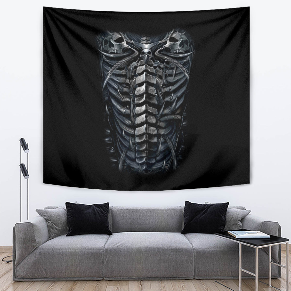 Skull Tapestry Skeleton Inside - Wonder Print Shop