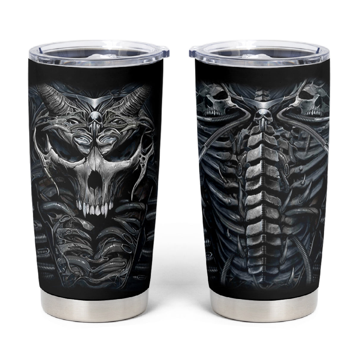 Skull Tumbler Cup Skeleton Inside - Wonder Print Shop