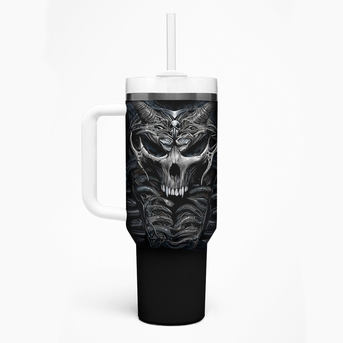 Skull Tumbler With Handle Skeleton Inside - Wonder Print Shop