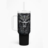 Skull Tumbler With Handle Skeleton Inside - Wonder Print Shop