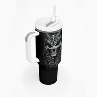 Skull Tumbler With Handle Skeleton Inside - Wonder Print Shop