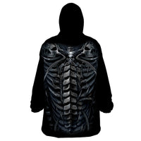 Skull Wearable Blanket Hoodie Skeleton Inside - Wonder Print Shop