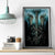 Flame Twin Skull Canvas Wall Art Skeleton Inside - Wonder Print Shop