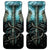 Flame Twin Skull Car Mats Skeleton Inside - Wonder Print Shop