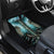 Flame Twin Skull Car Mats Skeleton Inside - Wonder Print Shop
