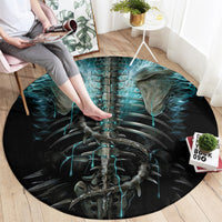 flame-twin-skull-round-carpet-skeleton-inside