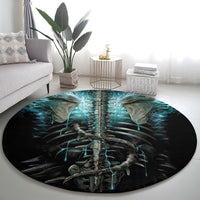 flame-twin-skull-round-carpet-skeleton-inside