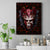 Infernal Draconic Skull Canvas Wall Art Embracing the Fiery Soul - Wonder Print Shop