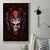 Infernal Draconic Skull Canvas Wall Art Embracing the Fiery Soul - Wonder Print Shop