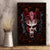 Infernal Draconic Skull Canvas Wall Art Embracing the Fiery Soul - Wonder Print Shop