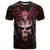 Infernal Draconic Skull T Shirt Embracing the Fiery Soul - Wonder Print Shop