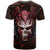 Infernal Draconic Skull T Shirt Embracing the Fiery Soul - Wonder Print Shop