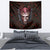 Infernal Draconic Skull Tapestry Embracing the Fiery Soul - Wonder Print Shop