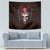 Infernal Draconic Skull Tapestry Embracing the Fiery Soul - Wonder Print Shop