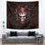 Infernal Draconic Skull Tapestry Embracing the Fiery Soul - Wonder Print Shop