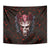 Infernal Draconic Skull Tapestry Embracing the Fiery Soul - Wonder Print Shop