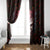 Infernal Draconic Skull Window Curtain Embracing the Fiery Soul - Wonder Print Shop