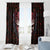 Infernal Draconic Skull Window Curtain Embracing the Fiery Soul - Wonder Print Shop