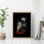 Flaming Skull Canvas Wall Art Celestial Riders with Angel Wings - Wonder Print Shop