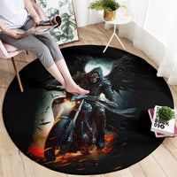 flaming-skull-round-carpet-celestial-riders-with-angel-wings