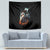 Flaming Skull Tapestry Celestial Riders with Angel Wings - Wonder Print Shop