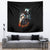 Flaming Skull Tapestry Celestial Riders with Angel Wings - Wonder Print Shop