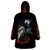 Flaming Skull Wearable Blanket Hoodie Celestial Riders with Angel Wings - Wonder Print Shop