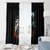 Flaming Skull Window Curtain Celestial Riders with Angel Wings - Wonder Print Shop
