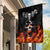 Flaming Skull Hoodie Garden Flag Spectral Pyre - Wonder Print Shop
