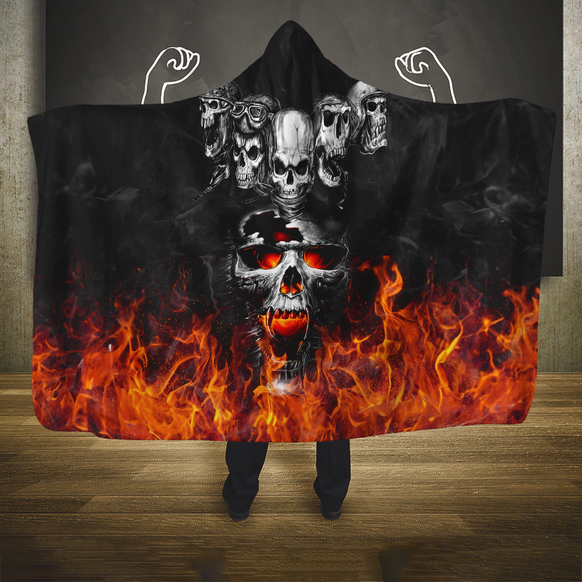 flaming-skull-hoodie-hooded-blanket-spectral-pyre