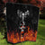 Flaming Skull Hoodie Quilt Spectral Pyre - Wonder Print Shop