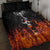 Flaming Skull Hoodie Quilt Bed Set Spectral Pyre - Wonder Print Shop
