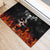 Flaming Skull Hoodie Rubber Doormat Spectral Pyre - Wonder Print Shop