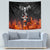 Flaming Skull Hoodie Tapestry Spectral Pyre - Wonder Print Shop