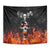 Flaming Skull Hoodie Tapestry Spectral Pyre - Wonder Print Shop