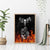 Skull Canvas Wall Art Five Skull With Motocycle - Wonder Print Shop