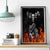 Skull Canvas Wall Art Five Skull With Motocycle - Wonder Print Shop