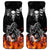 Skull Car Mats Five Skull With Motocycle - Wonder Print Shop