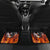 Skull Car Mats Five Skull With Motocycle - Wonder Print Shop