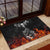 Skull Rubber Doormat Five Skull With Motocycle - Wonder Print Shop