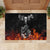 Skull Rubber Doormat Five Skull With Motocycle - Wonder Print Shop