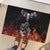 Skull Rubber Doormat Five Skull With Motocycle - Wonder Print Shop