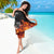 Skull Sarong Five Skull With Motocycle - Wonder Print Shop