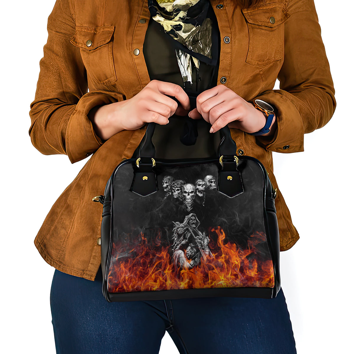skull-shoulder-handbag-five-skull-with-motocycle