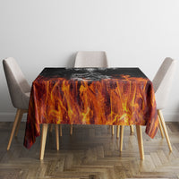 Skull Tablecloth Five Skull With Motocycle - Wonder Print Shop