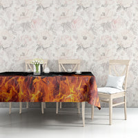 Skull Tablecloth Five Skull With Motocycle - Wonder Print Shop