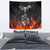 Skull Tapestry Five Skull With Motocycle - Wonder Print Shop