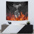 Skull Tapestry Five Skull With Motocycle - Wonder Print Shop