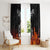Skull Window Curtain Five Skull With Motocycle - Wonder Print Shop