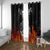 Skull Window Curtain Five Skull With Motocycle - Wonder Print Shop